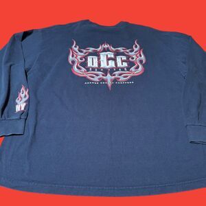 Vintage Y2K Orange County Choppers Shirt Mens 2XL Long Sleeve Graphic Biker 2003